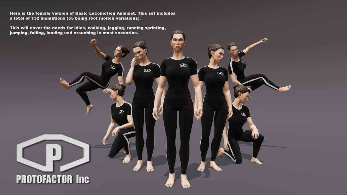 ANIMSET: FEMALE BASIC LOCOMOTION