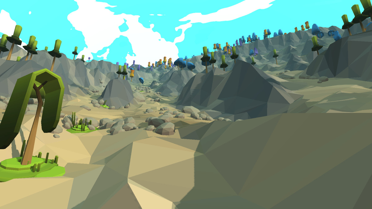 Low Poly Stylized Tiny Forest