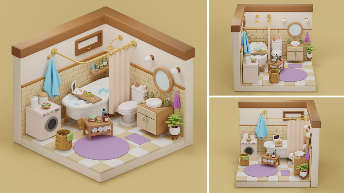 Cozy Room Props Plus Bundle - Interior Props & Modular Parts