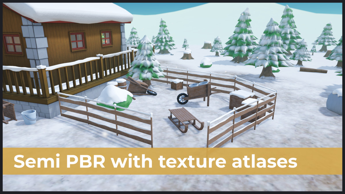 Winter & Christmas Low Poly Package