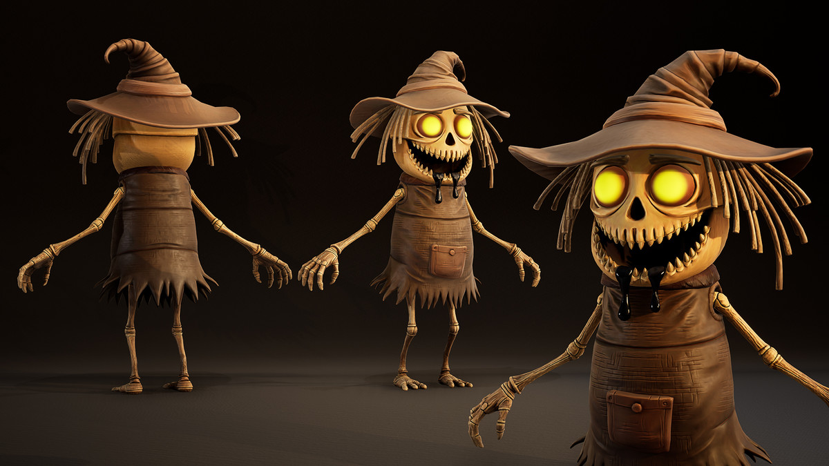 Stylized Scarecrow Character Pack