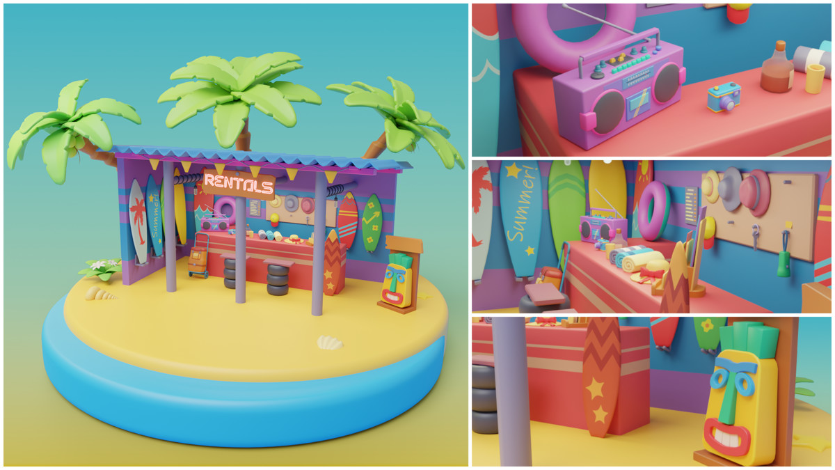 Cozy Summer Beach Pack