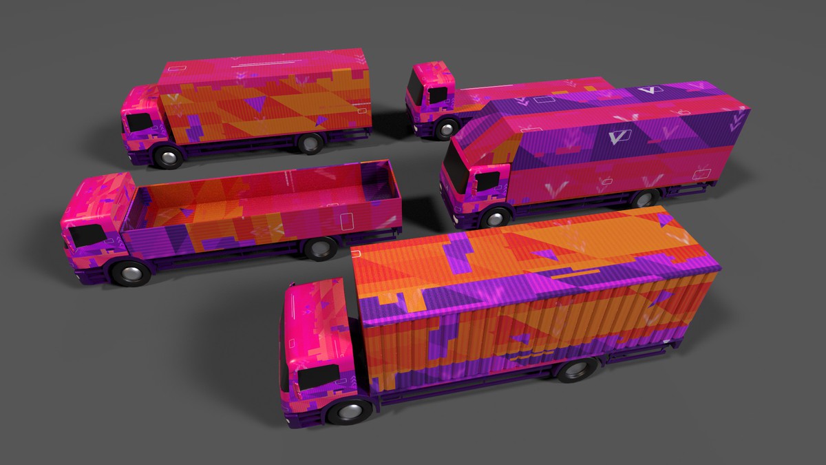 Modern Truck (Lowpoly)