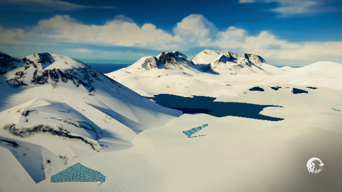 Arctic Landscape Retro