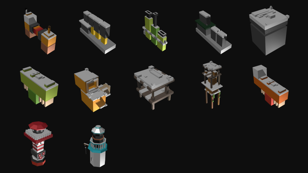 EpicVoxel World PRO - Winter Atolls & Forest (370+ assets)