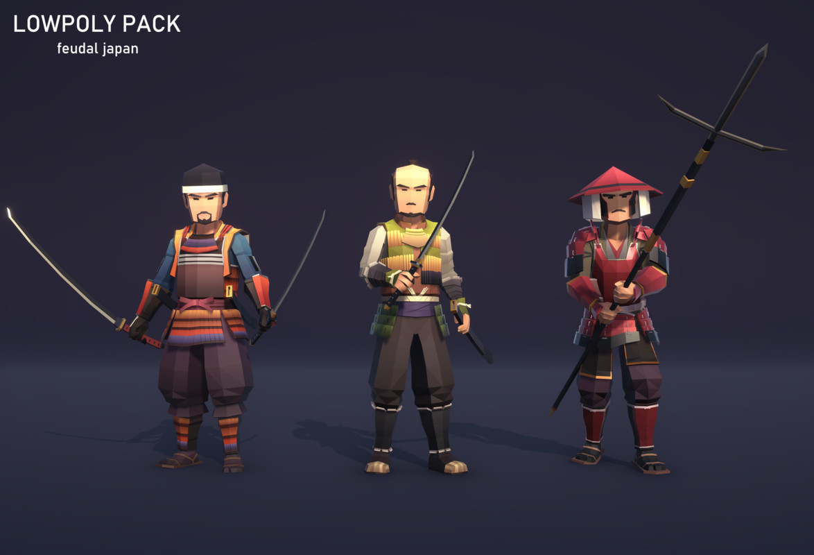 LowpolyPack_Feudal Japan