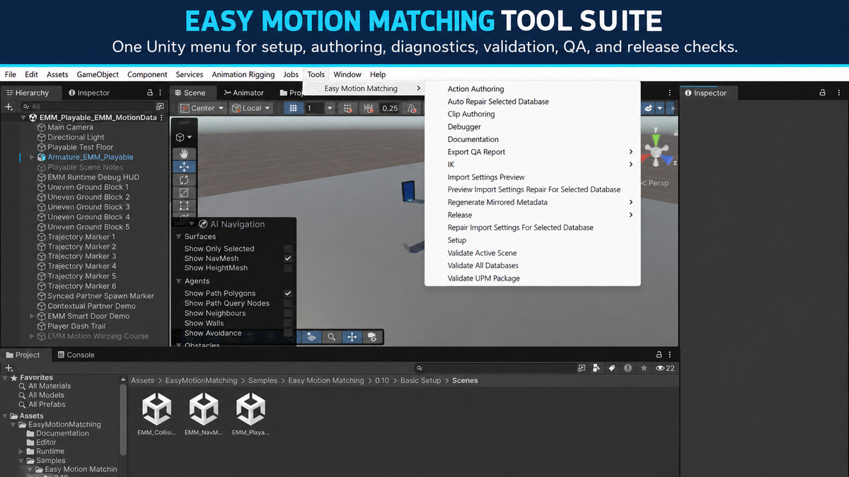 Easy Motion Matching