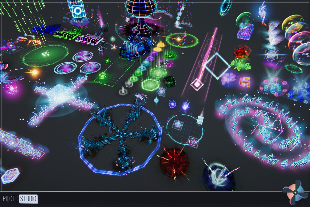 Sci-Fi | Tech | Futuristic Stylized VFX Starter Kit