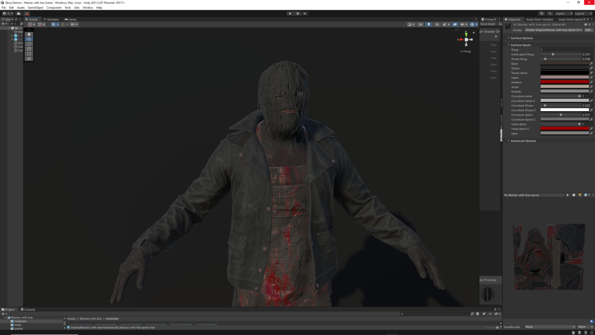 Maniac with Weapon Axe