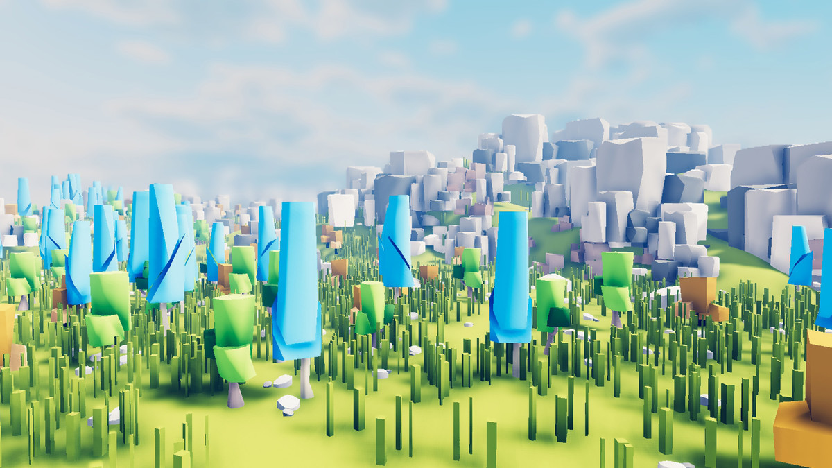 Free Low Poly Nature Set - Tiny Trees and Rocks | OpenGameArt.org