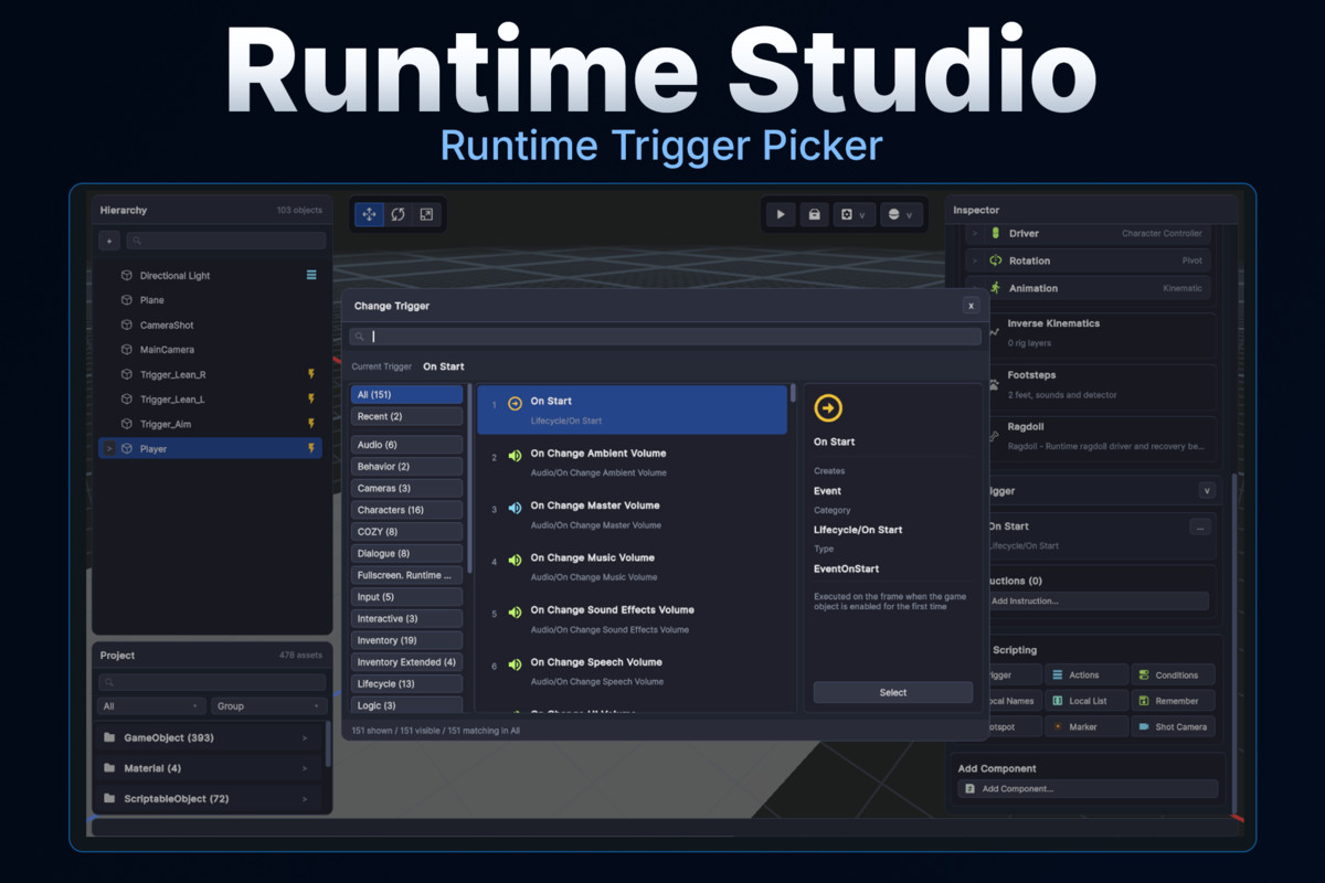 Runtime Studio – Game Creator 2 Integration