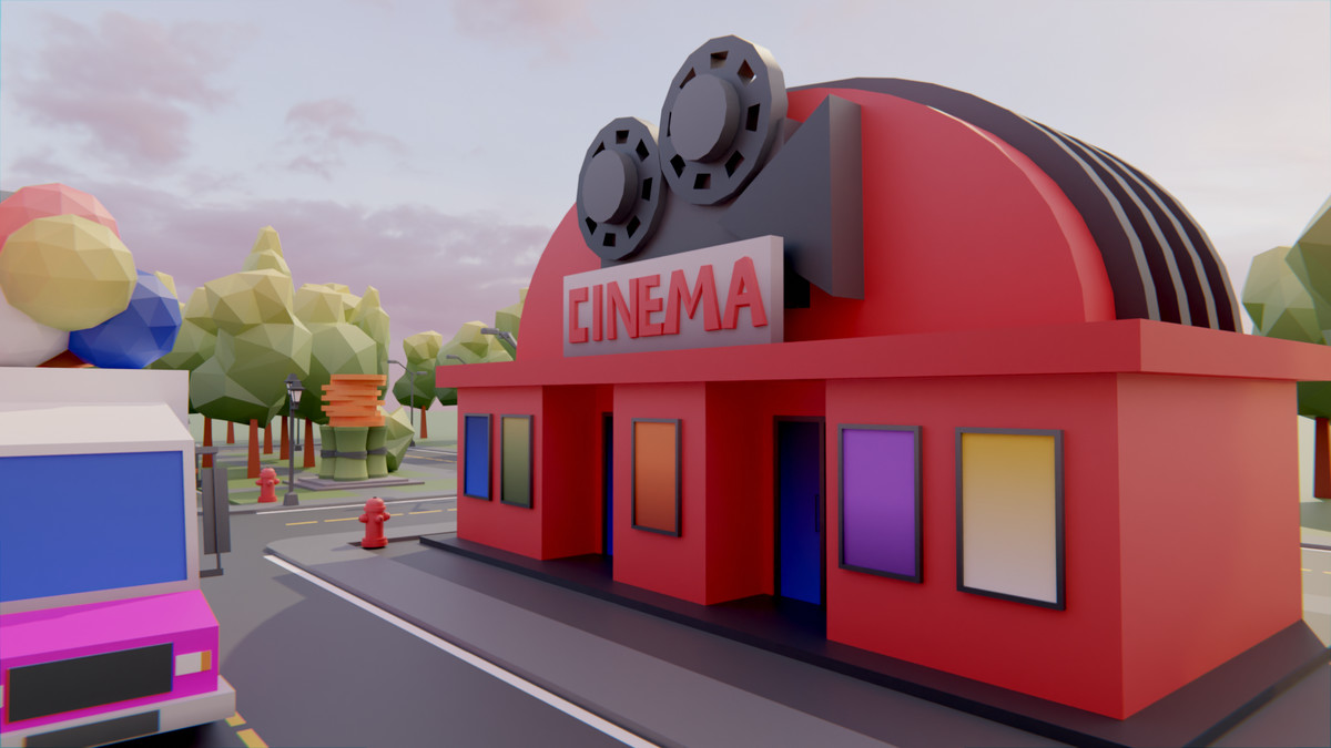 Low Poly Town by IGS