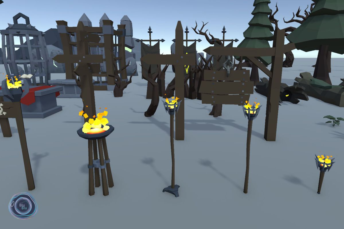 Low Poly Dark Fantasy Forest, Chapel & Ruins – RPG Environment Kit