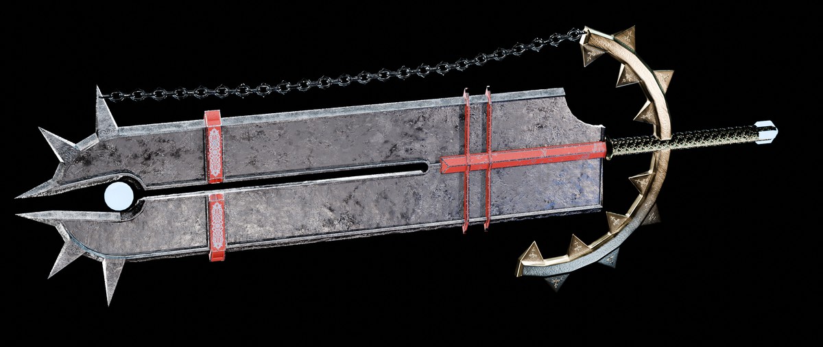 Dark Fantasy Giant Sword - 2 Texture Variants Pack