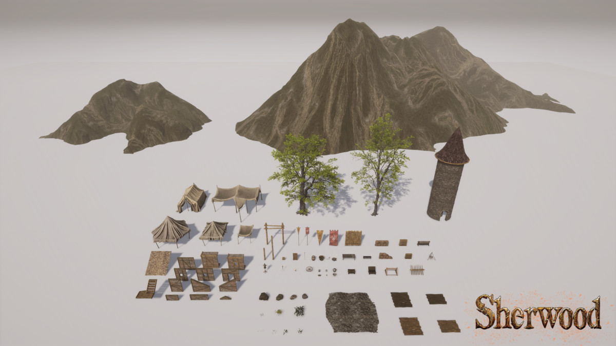 Modular Medieval Town (Medieval Town, Medieval Village, Modular Town, Camp)