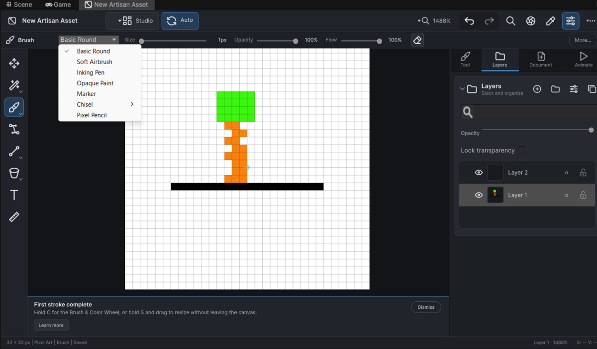 Artisan Studio — 2D Art & Sprite Editor