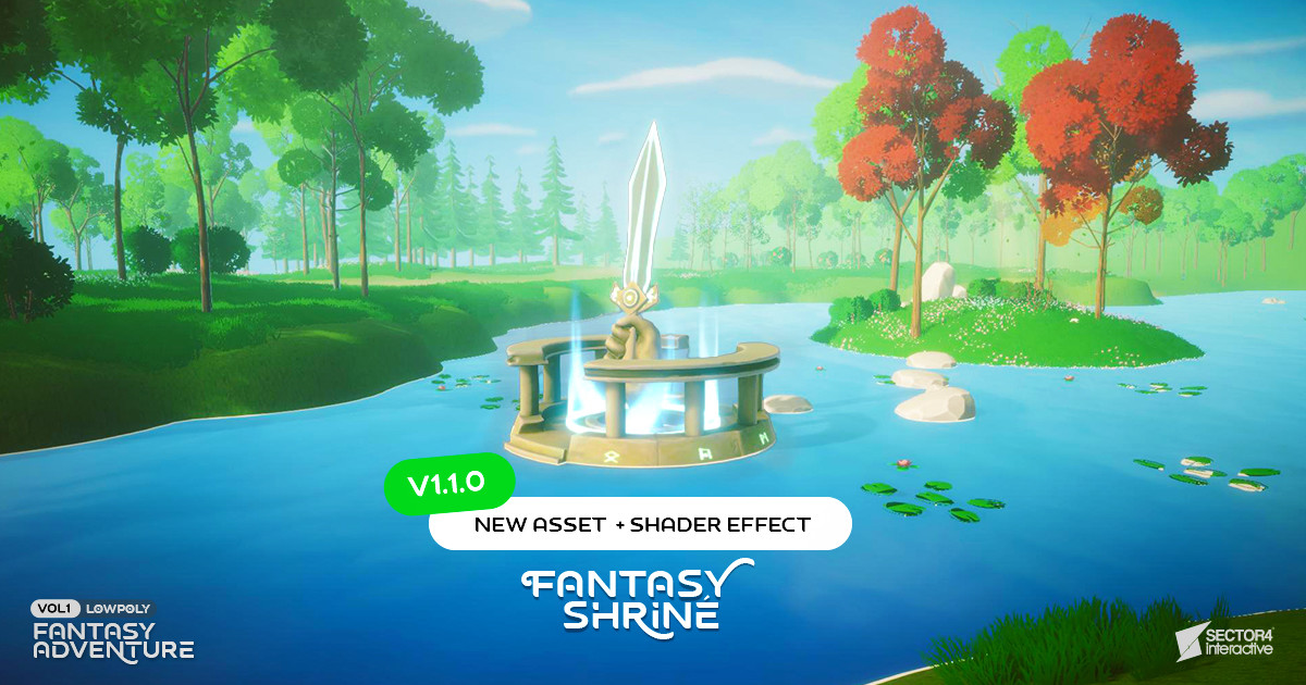 Stylized Fantasy World Builder – Low Poly Forest, Props, VFX & Shaders