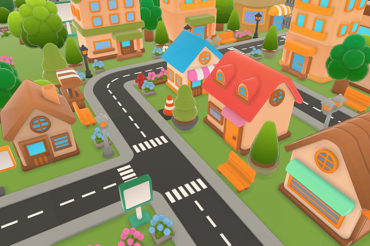 Cozy City - Chibi Stylized City Buildings