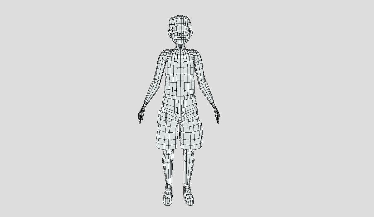 (URP) Casual Boy & Girl low poly characters