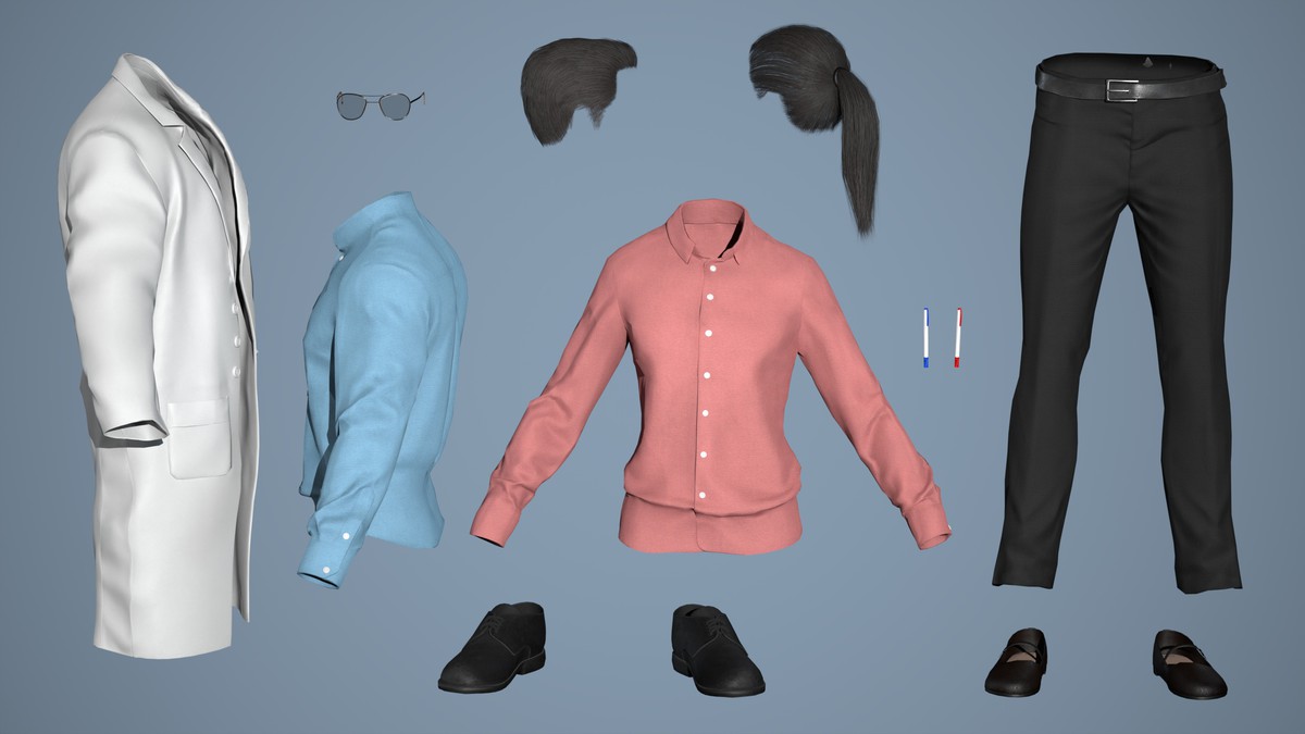 Scientist Character Pack