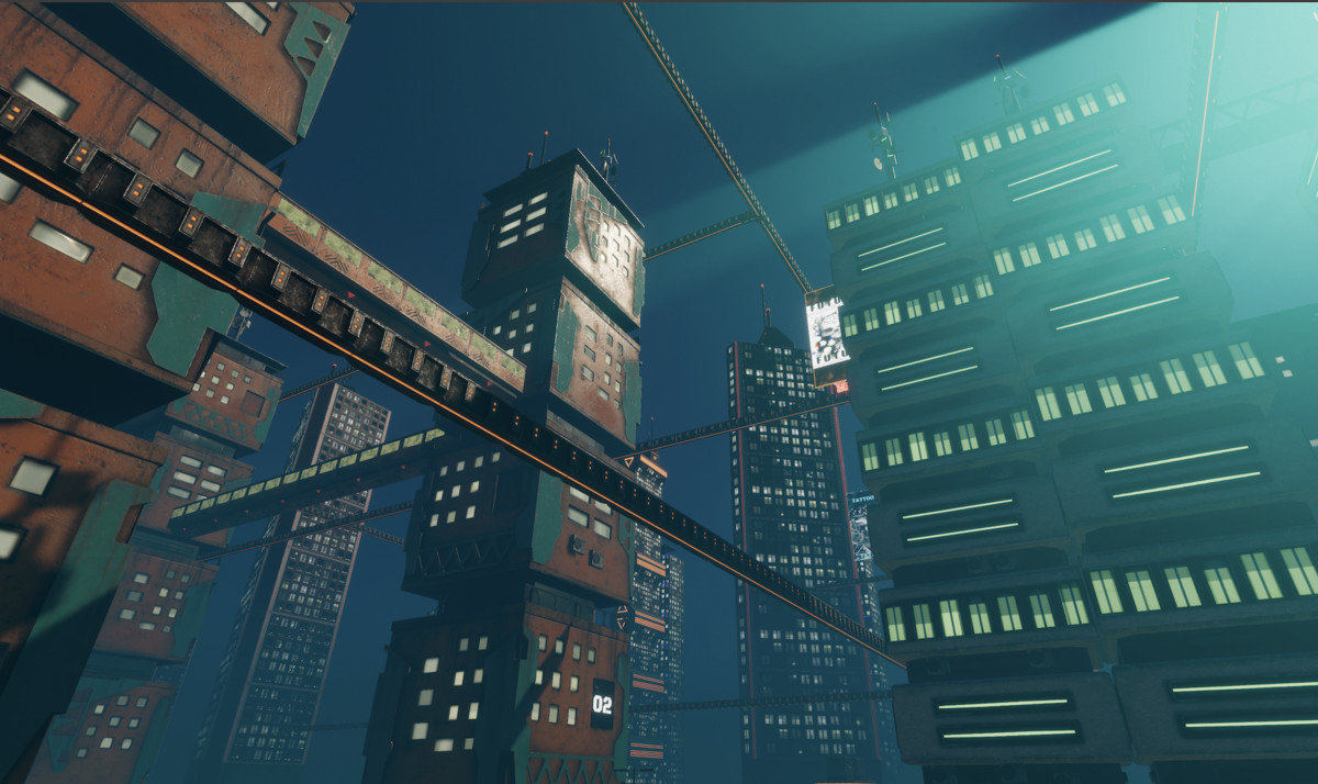 Cyber-Blocks - Modular Cyberpunk Building Pack