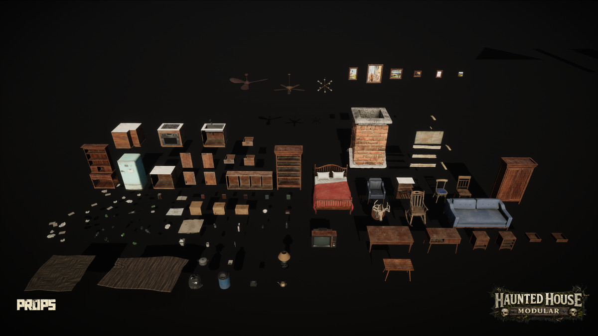 Modular Haunted House (Modular House, Haunted House, House, Home, Modular)