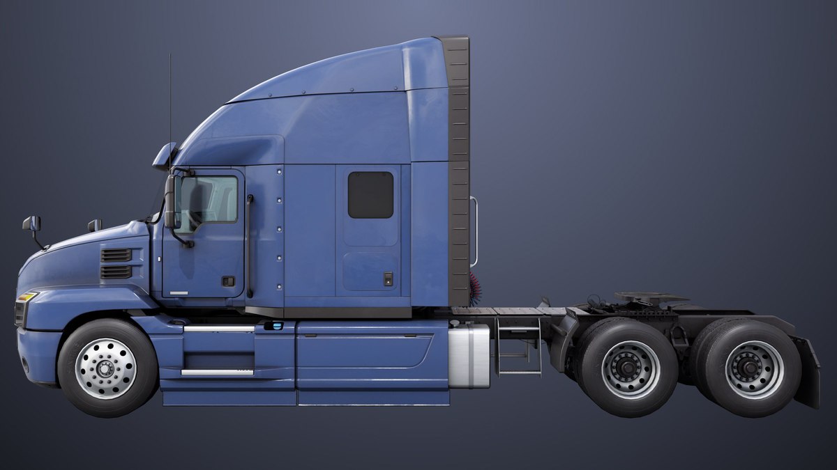 Heavy Truck Blue Chassis 05 URP HDRP Textures