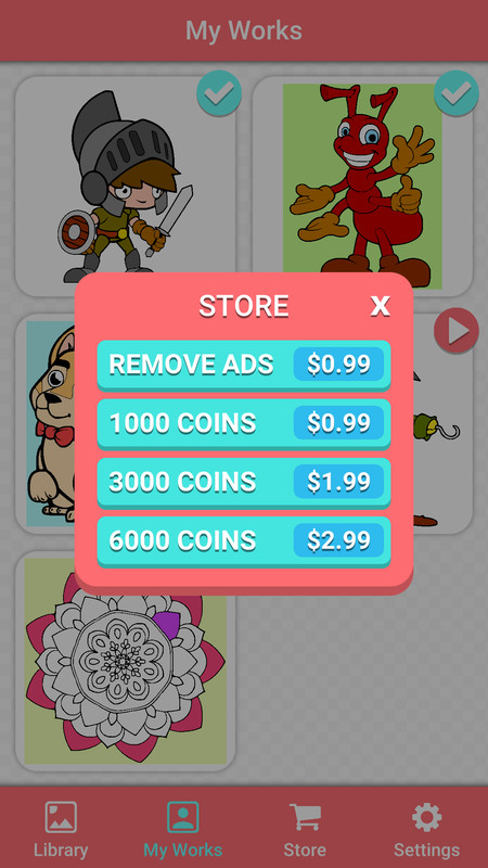 Picture Coloring - Color By Numbers Game