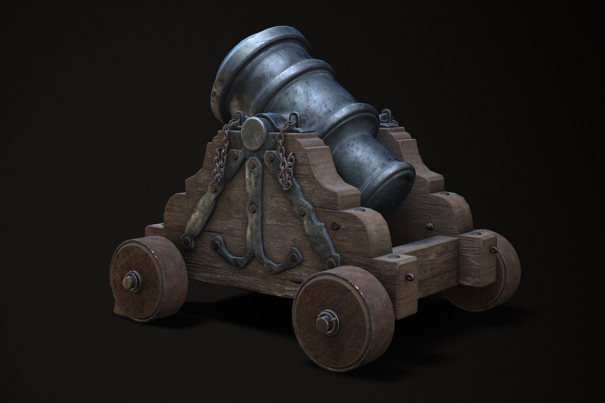 Mortar Medieval Cannon