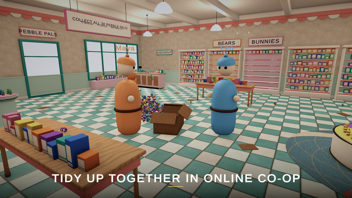 Tidy Up Co-op Together – Multiplayer Sorting & Organizing Game Creator