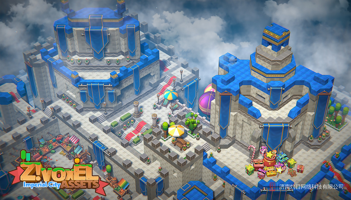 Z ! Voxel Assets - Imperial City