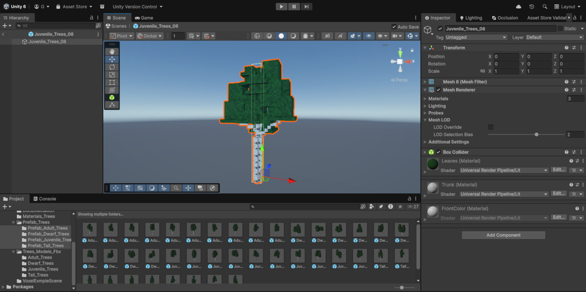 Voxel Tree Pack – Albedul