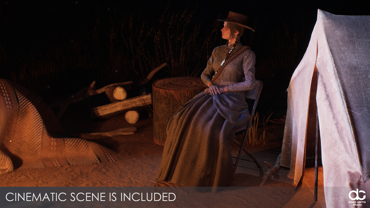 Western Character Kate - Adventure Ordinary RPG Action Citizen Wild West Woman