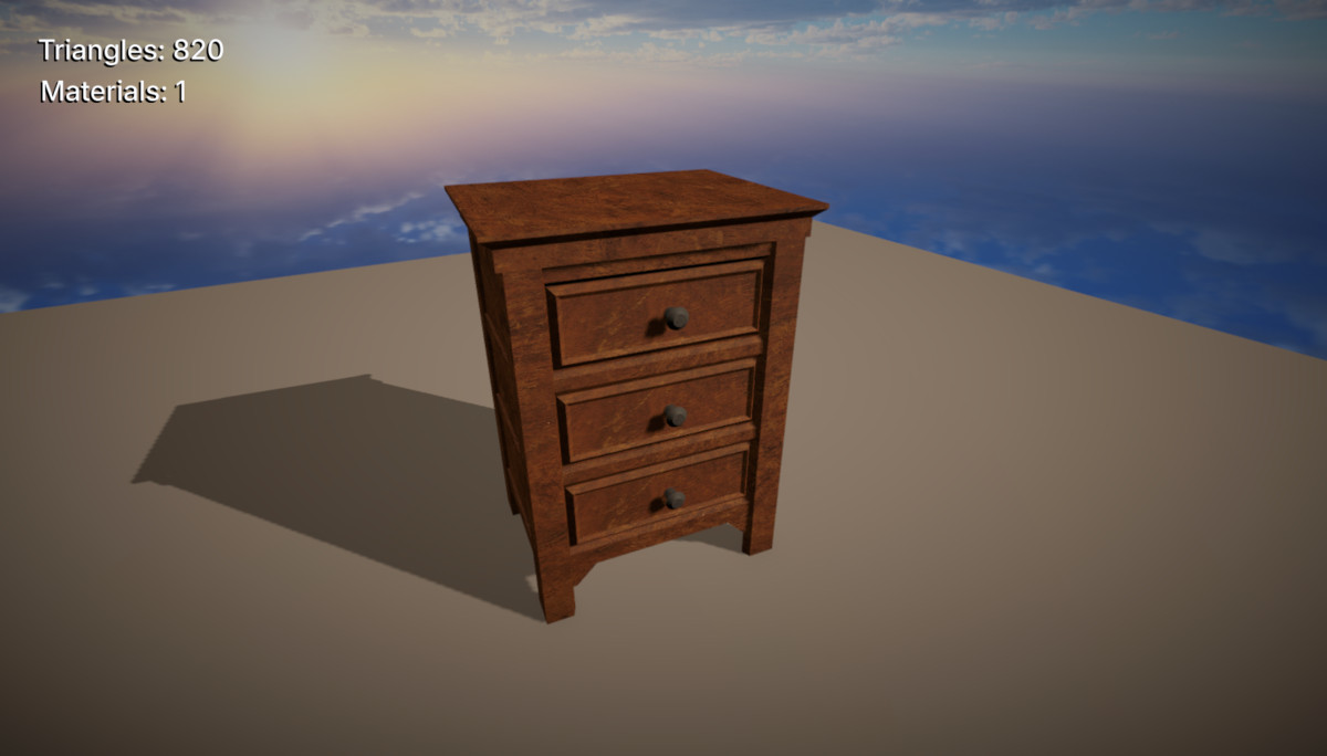 Low Poly Medieval Furniture Pack