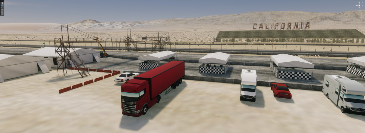 Realistic Race Track California