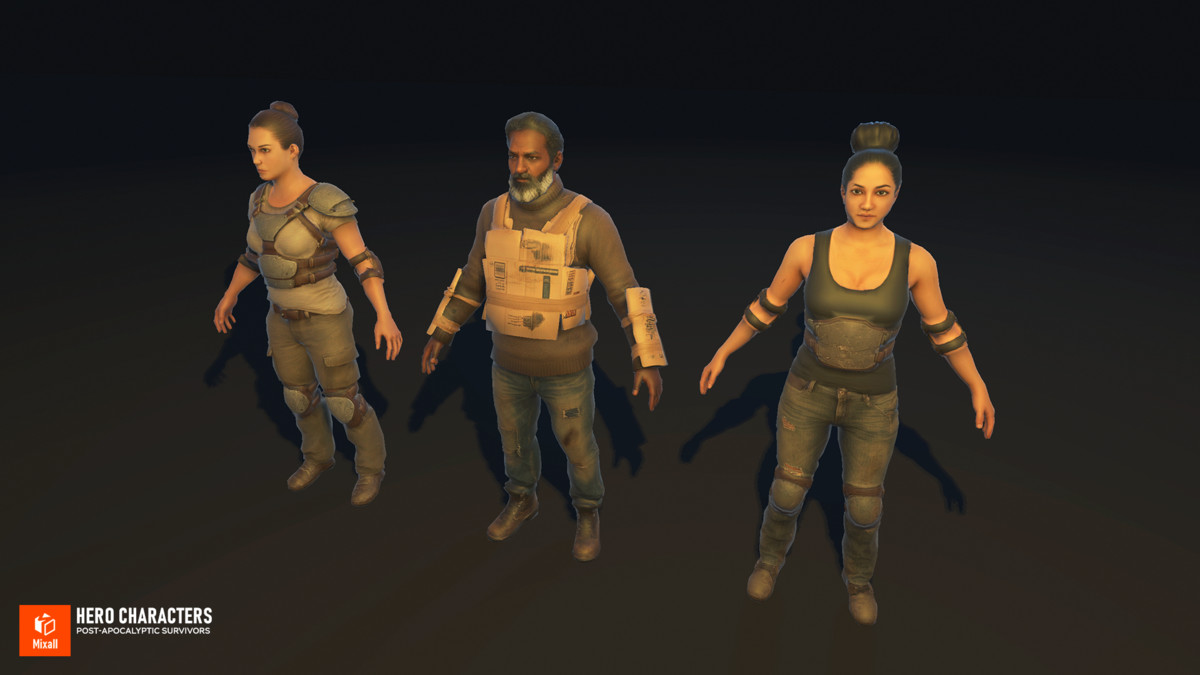 Hero Characters - Post-Apocalyptic Survivors