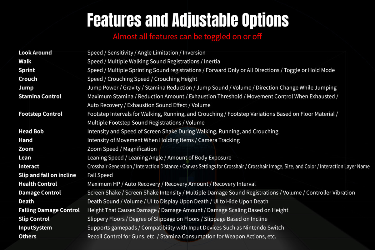 FP Controller [First-person character controller]