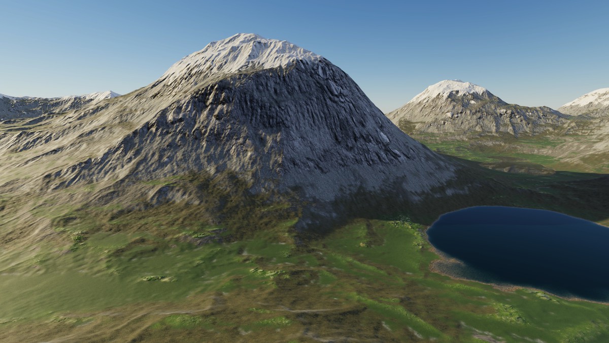 Procedural Ridged Mountains 8K - 34 Terrains