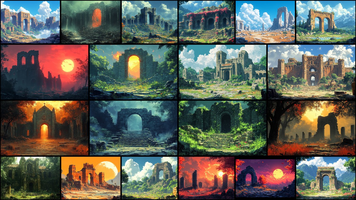 2D Backgrounds Huge Pack