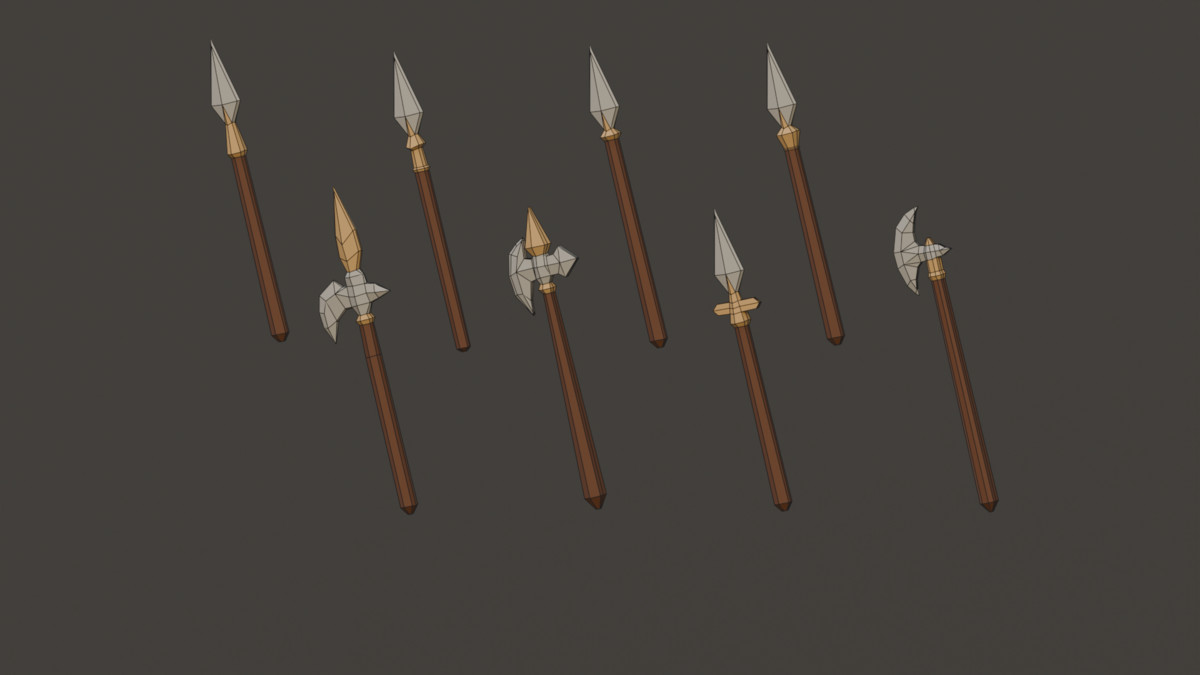 Fantasy Melee Weapons - Low Poly Pack