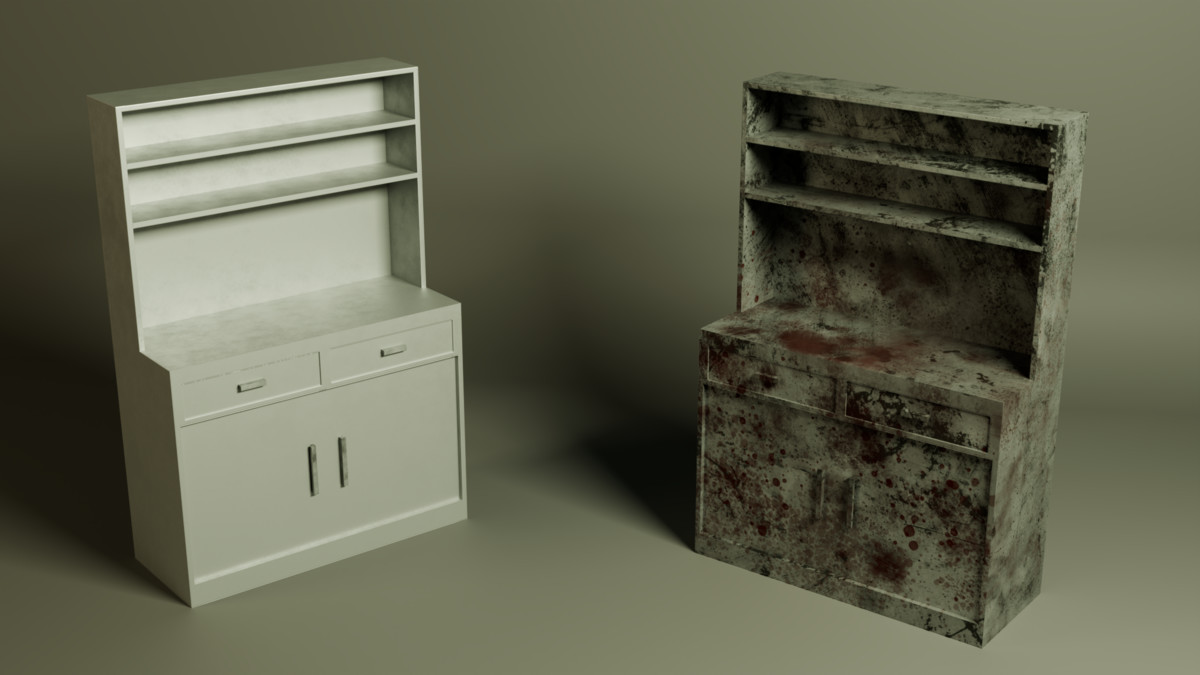 Hospital Clean/Horror Props Pack – Modular Environment | URP/HDRP