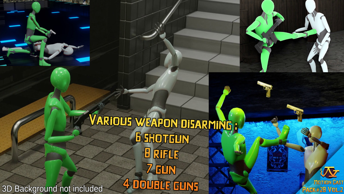 Brutal Disarm Finish Kills animations (Motion Cast#28 Vol.2)