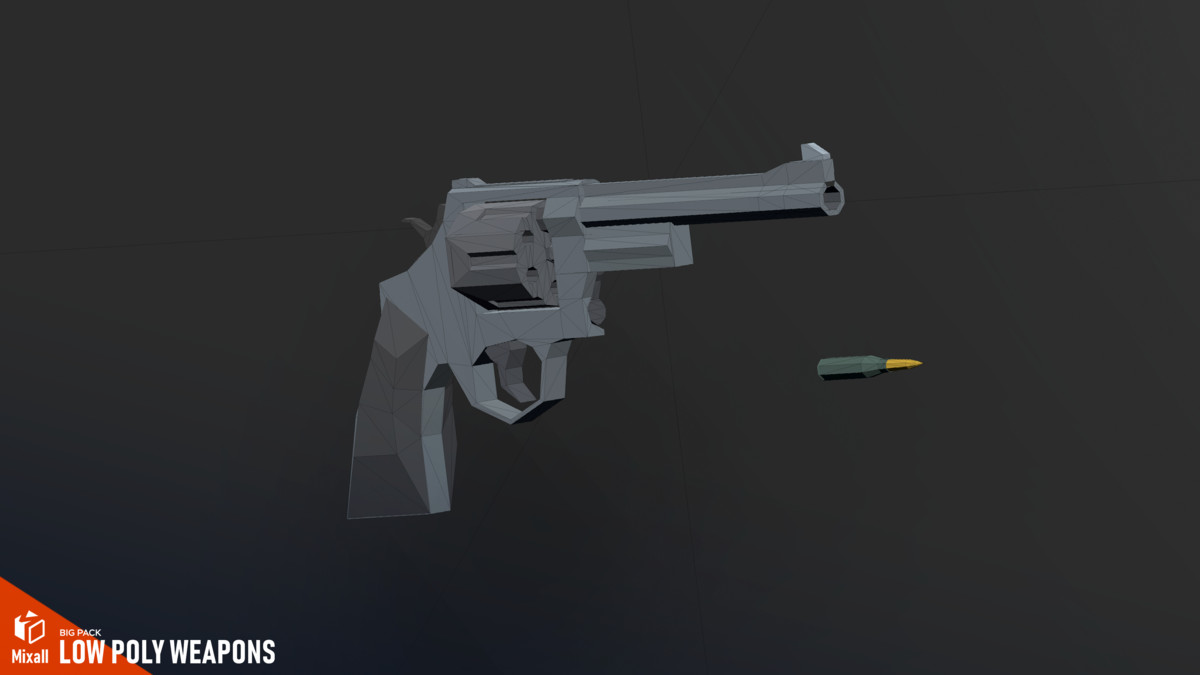 LOW POLY Weapons - Big pack