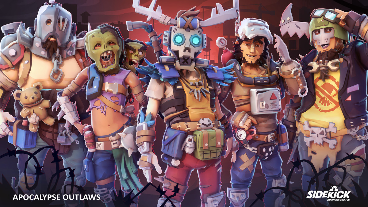 Apocalypse Outlaws – Sidekick Modular Characters by Synty