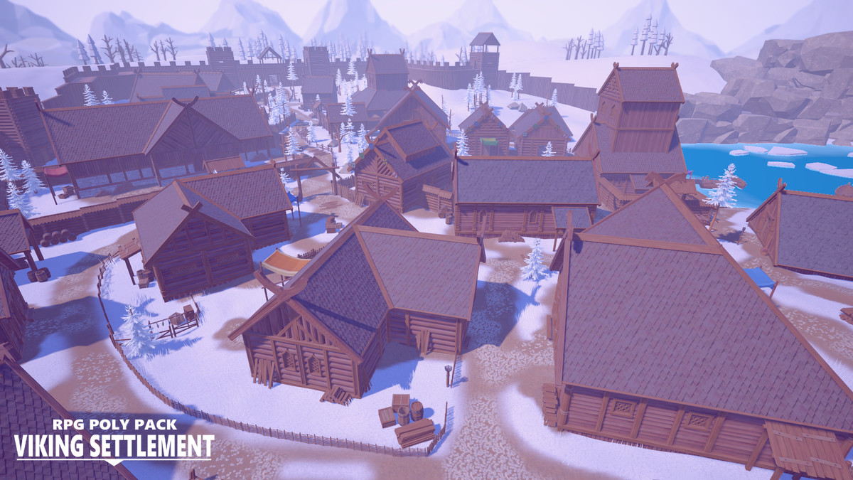 RPG Poly Pack - Viking Settlement