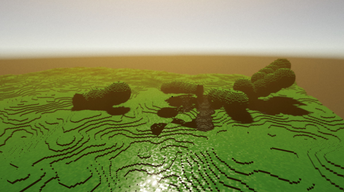 Raymarch Voxel Engine