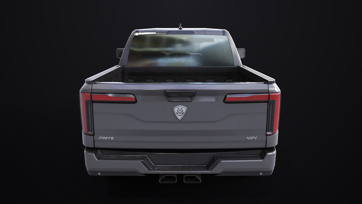 Pickup Truck 03 Grey and White URP HDRP Textures