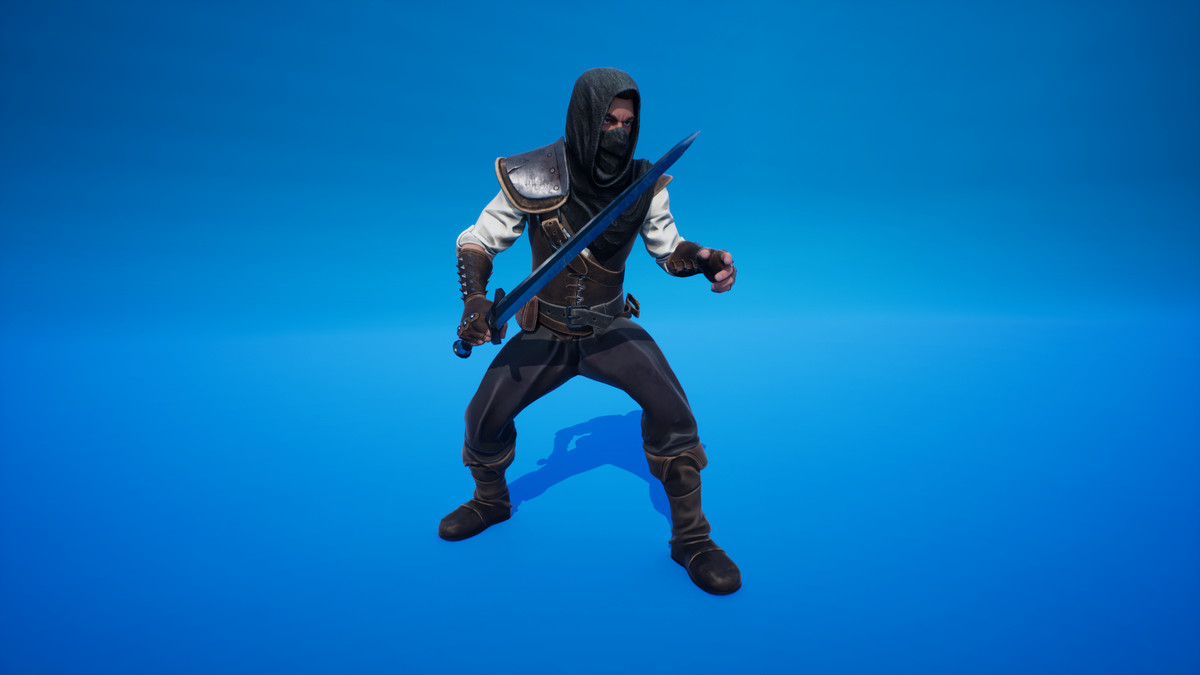 Man Warrior Character