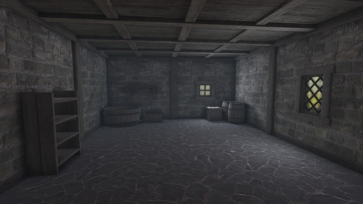 Modular Medieval Houses With Interior