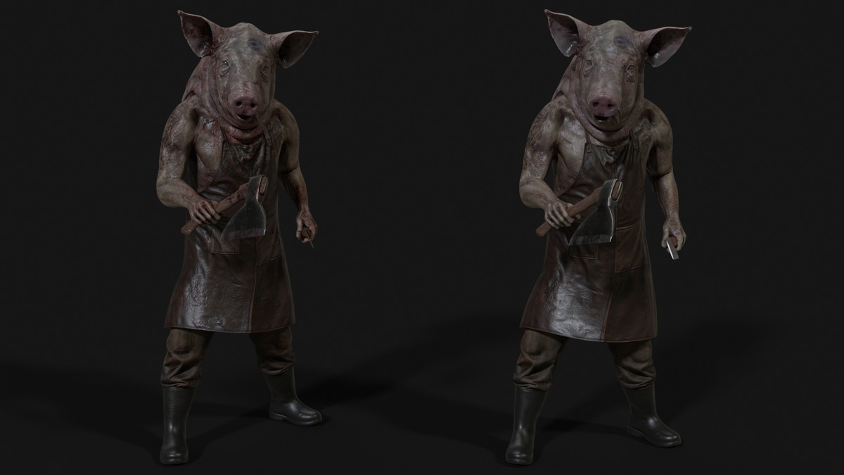 Pig-headed butcher